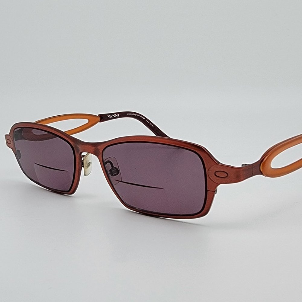 Vanni Mod. V9530 C68 Burnt Orange Eyeglasses Frame Italy 50-16-135